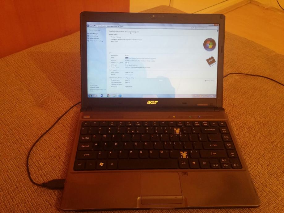 Acer aspire 3810t не включается