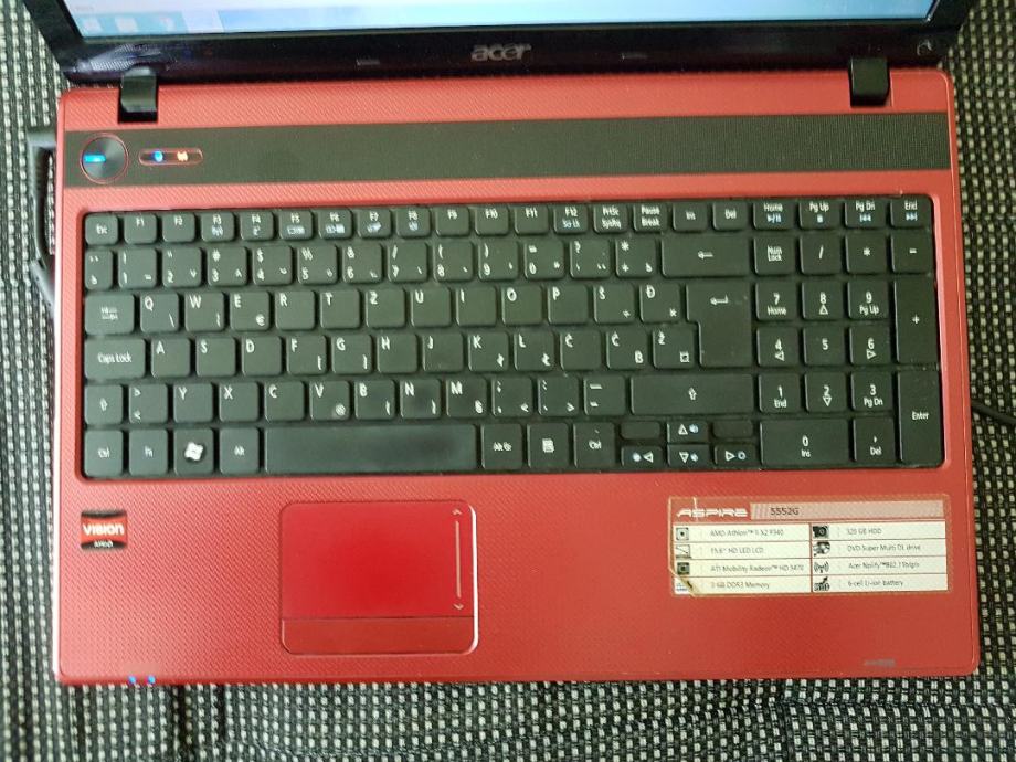 Acer 5552g нет изображения