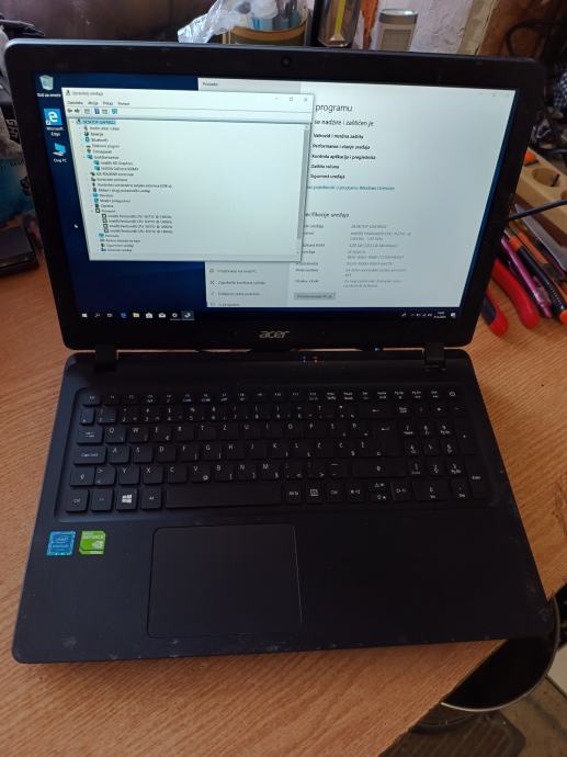 Acer Aspire ES1-532G Pentium Quad-Core.4gb,500gb,GeForce920M,batt OK