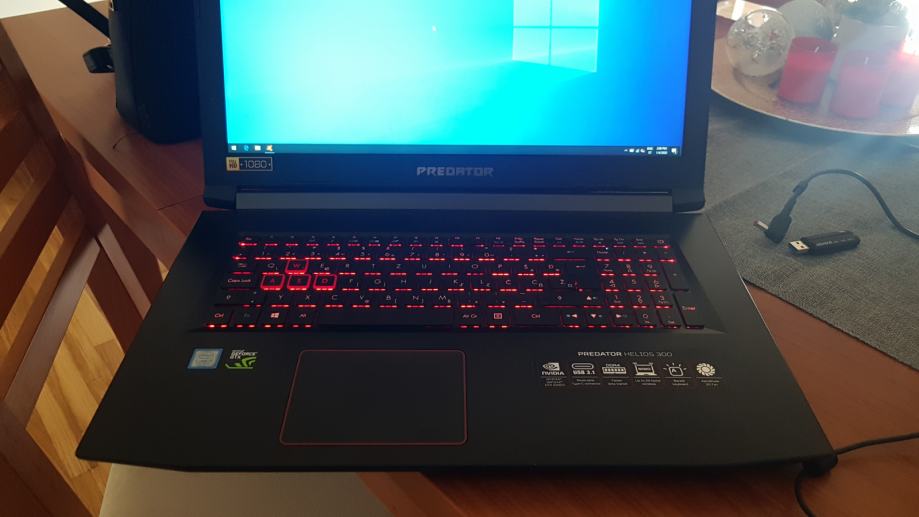 ACER PREDATOR 17.3" - i7 7700HQ - GTX 1050 Ti 4Gb - 16Gb - SSD - HDD