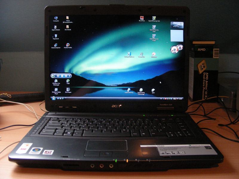 Acer 5520g сам выключается и включается