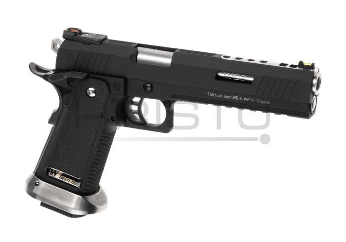 Airsoft pištolj WE Hi-Capa 6 Force A Silver cijev Full Metal GBB (gas-