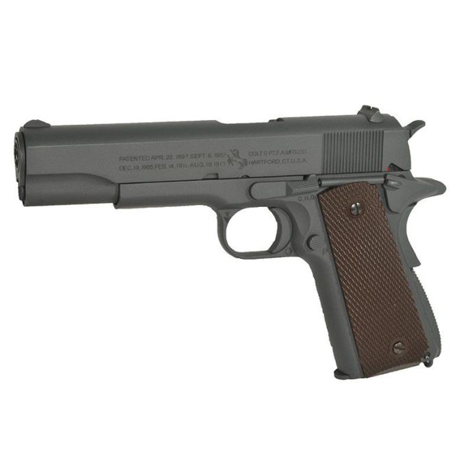 Colt airsoft 1911 100th anniversary model CO2 parkerized grey pištolj