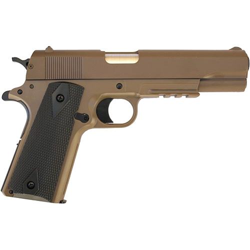 Colt airsoft 1911 TAN (metalna navlaka) springer pištolj