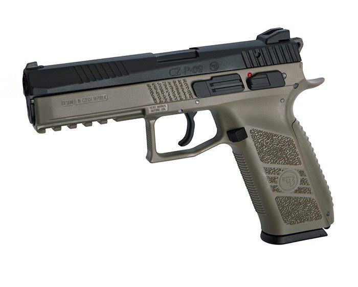 CZ airsoft P-09 GBB (gas-blowback) Flat Dark Earth pištolj (s kutijom)