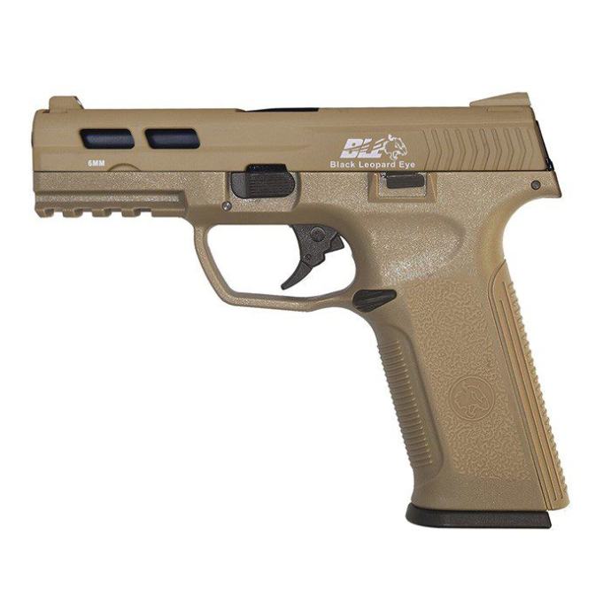 ICS airsoft BLE-XAE TAN GBB (gas-blowback) pištolj (zeleni plin)