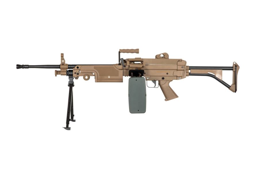 SPECNA ARMS SA-249 MK1 CORE™ MACHINE GUN AIRSOFT REPLIKA TAN