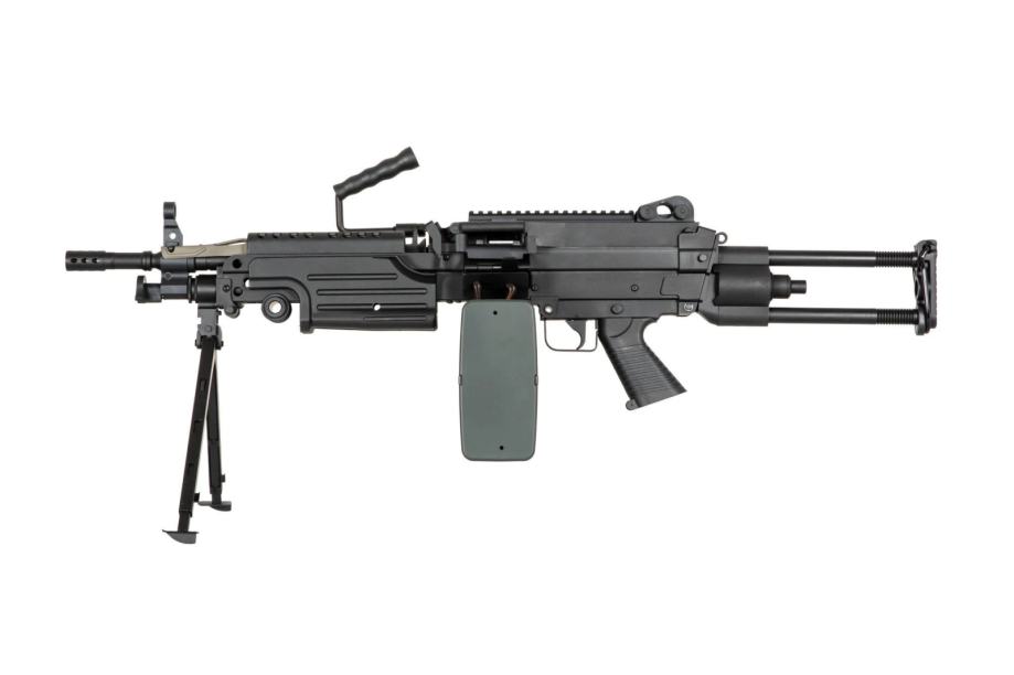 SPECNA ARMS SA-249 PARA CORE MACHINE GUN AIRSOFT REPLICA - BLACK