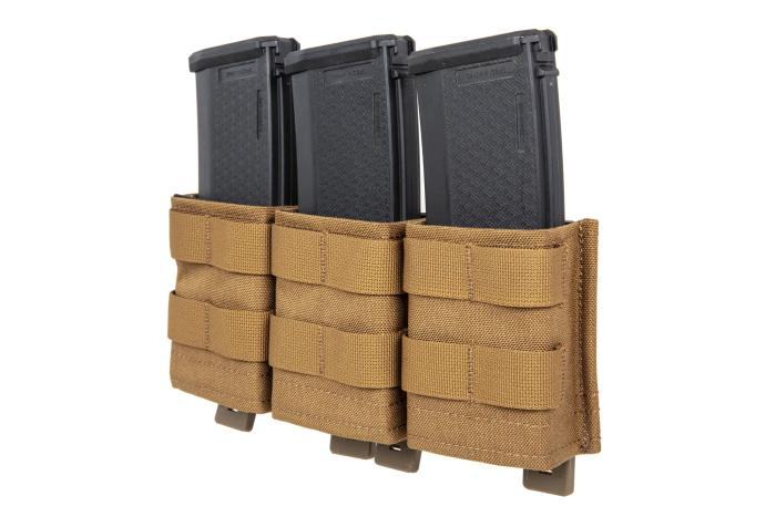 Wosport triple rifle AK 7.62 magazine pouch COYOTE