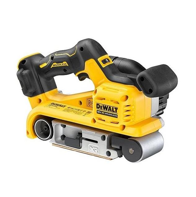 DeWalt aku tračna brusilica DCW220NT 18V 75x533, kofer