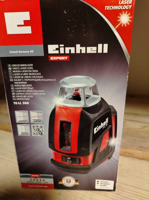 einhell križni laserski nivelir 40 E