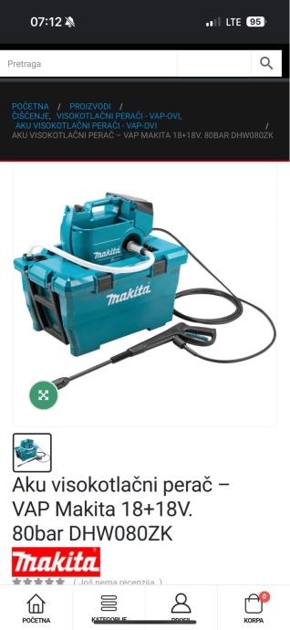 Makita aku 2x 18v vap