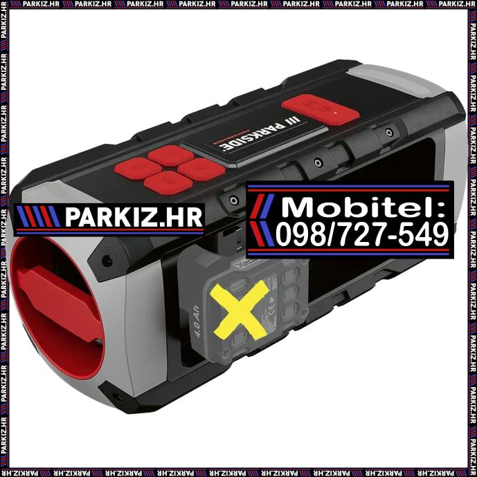 Parkside Performance aku 20V ili 220V Bluetooth zvučnik PBL 40 80W NOV