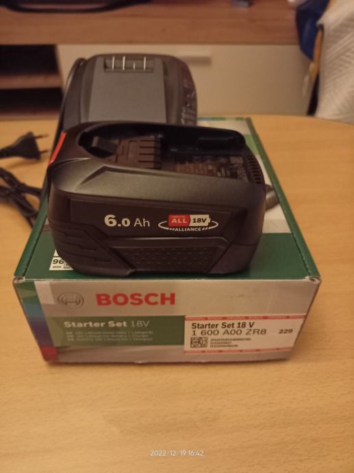 Bosch akumulator PBA 18V 6,0 Ah + punjač AL 1830 CV (1600A00ZR8
