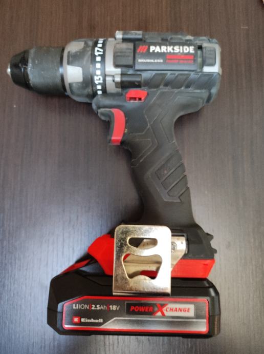 Einhell baterija na  parkside adapter