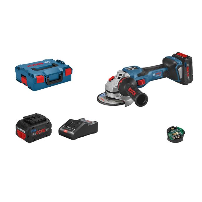 BOSCH aku kutna brusilica GWS 18V-15 SC 2xAku 18V 8,0Ah L-Boxx