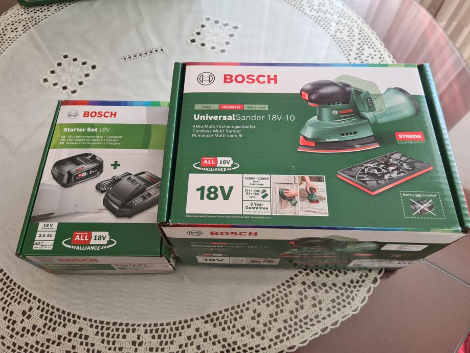 Bosch universal sander 18v-10 ( akumulatorska brusilica )