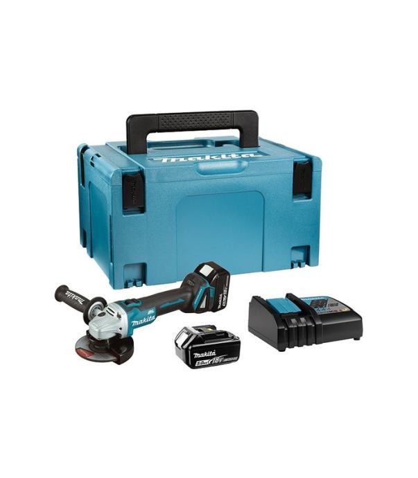 MAKITA DGA504RTJ 18V BL BRUSILNIK SET 2X 5.0Ah