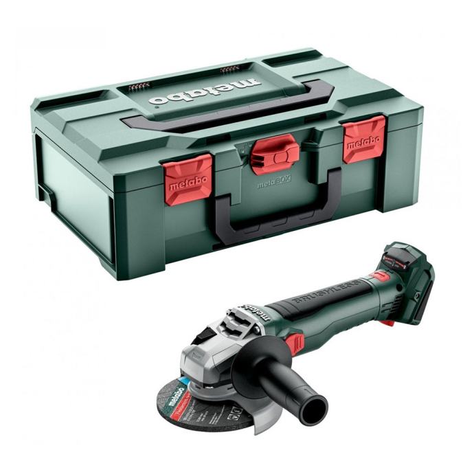 METABO aku kutna brusilica W 18 LT BL 11-125 18V MetaBOX bez baterije