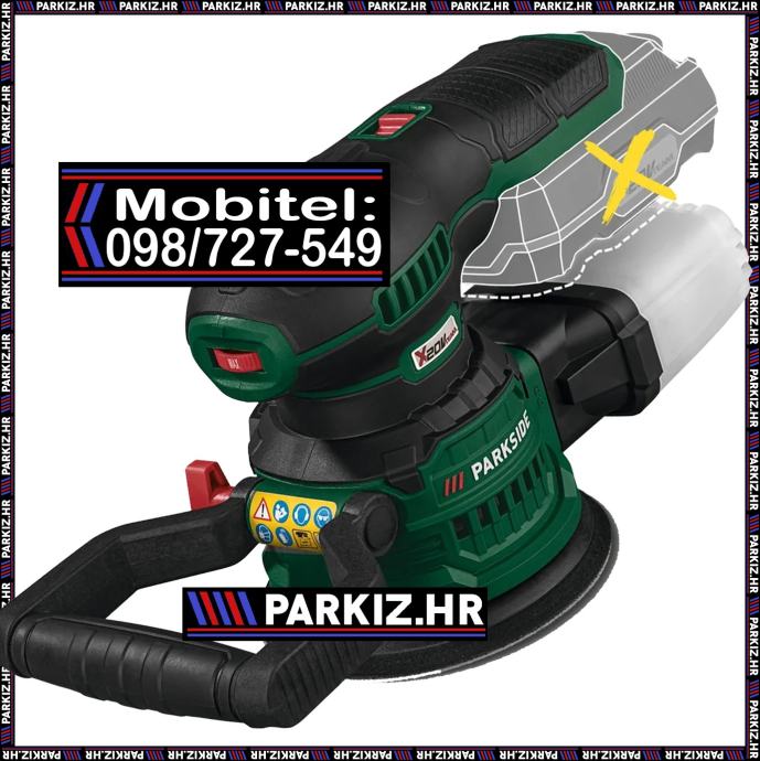 Parkside aku 20V ekscentrična brusilica PAEXS B2 (NOVO)