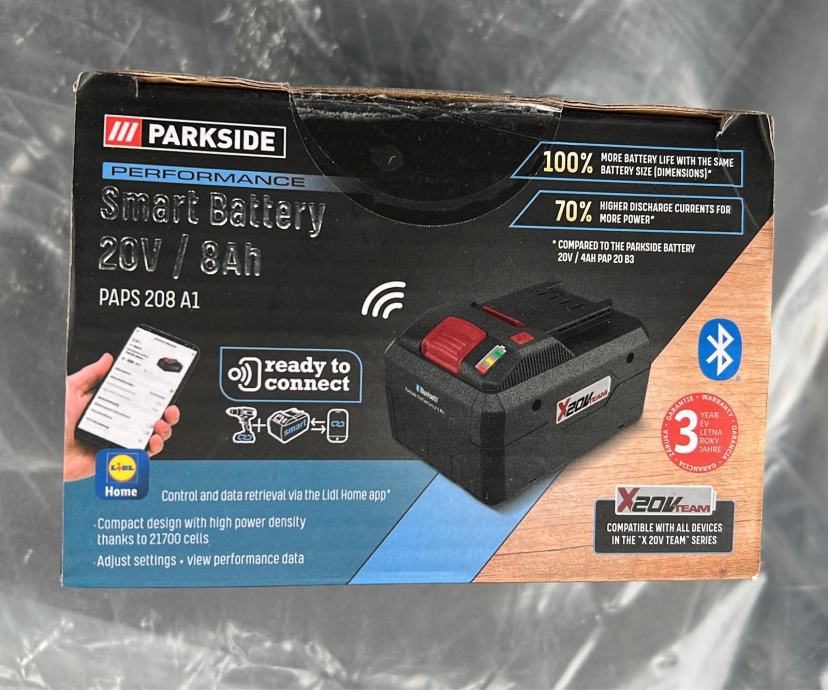 Parkside smart baterija 20V 8 Ah - Aku baterije i punjači - OLX.ba