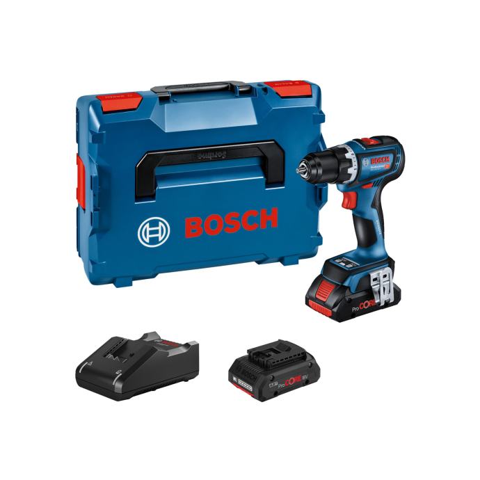 BOSCH aku bušilica-izvijač GSR 18V-90 C 2xAku 18V 4,0Ah L-Boxx