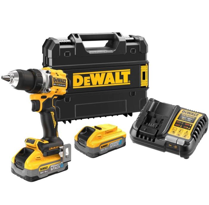 DeWalt aku bušilica DCD800H2T 18V 2x5,0Ah POWERSTACK