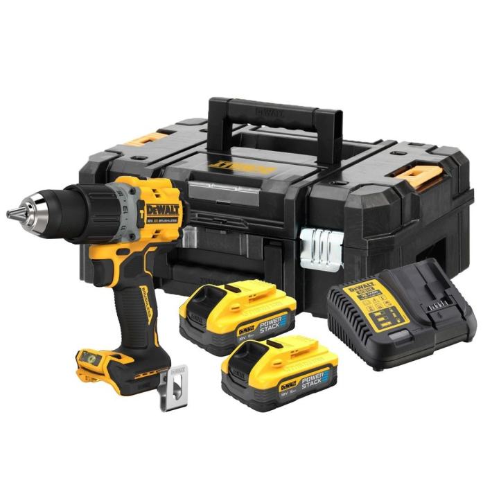 DeWalt aku udarna bušilica DCD805H2T 18V 2x5,0Ah POWERSTACK