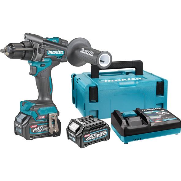 MAKITA AKU SET UDARNA BUŠILICA-ODVIJAČ HP001GD201 (40V, XGT, 140Nm)