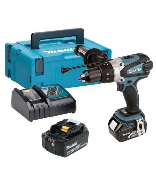 MAKITA DHP458RGJ Akumulatorski udarni vrtalnik-vijačnik 18V, 2st