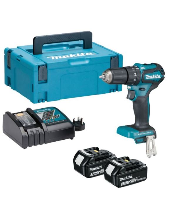 MAKITA DHP483RFJ Akumulatorski vibracijski vrtalnik-vijačnik 18V, 2st