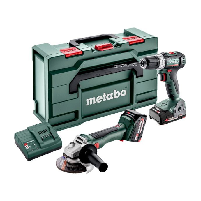 METABO aku set Combo 2.6.5 - bušilica-odvijač BS 18 L BL + aku kutna b