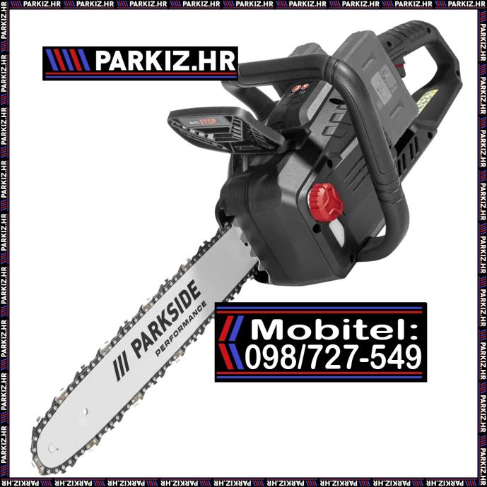 Parkside Performance aku 40V motorna lančana pila PPKSA B1 (NOVO)