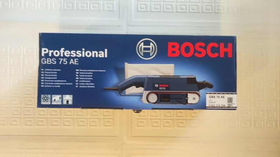 Bosch Tračna Brusilica GBS 75 AE Set 750W