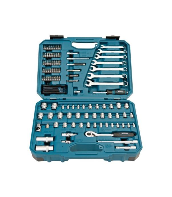 MAKITA E-06616 120-delni set ročnega orodja in vijačnih nastavkov