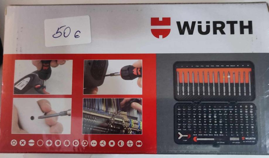 Würth set bitova(105kom)