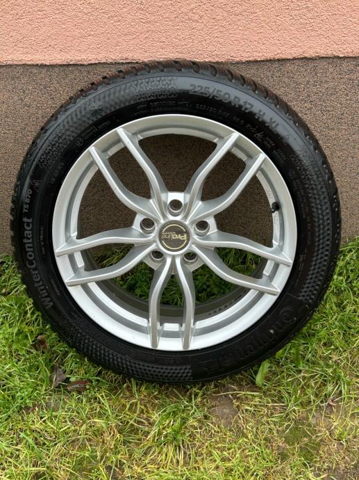 Alu 17" 5x112 s odličnim zimskim gumama