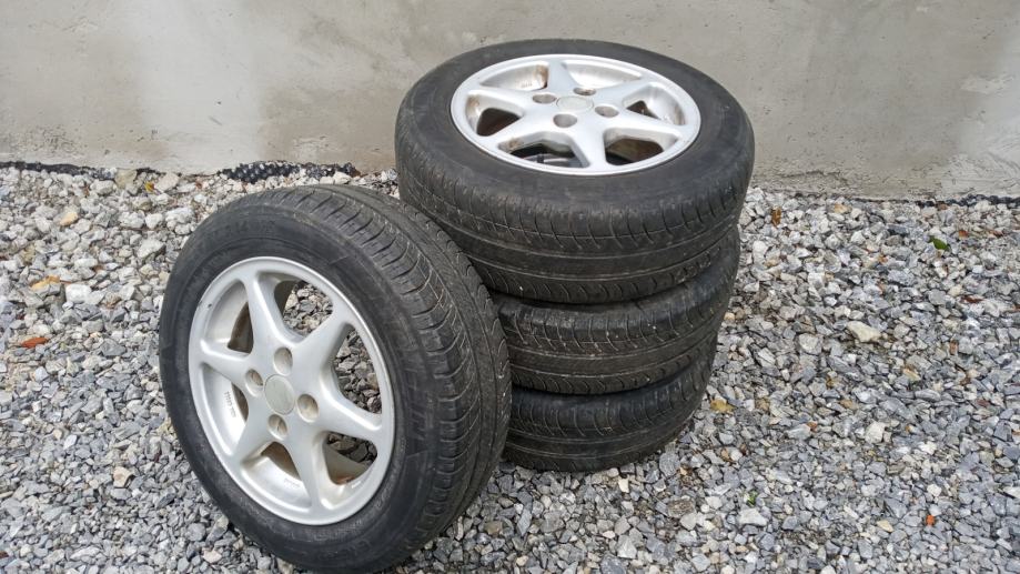 Alu felge 14'' + gume Michelin, 4 kom.