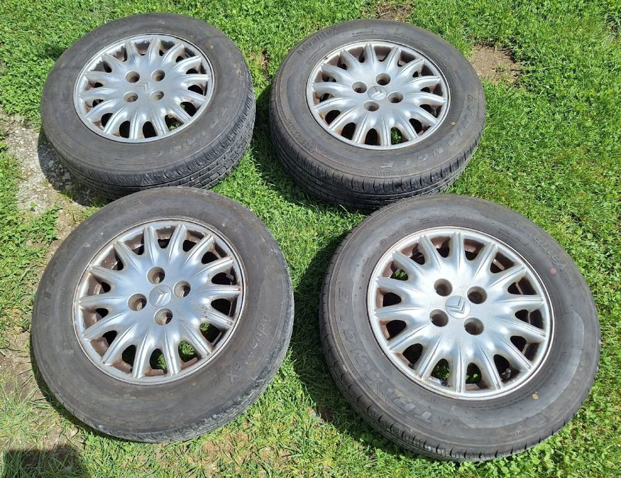 Alu felge 15 4x108 sa zimskim gumama Original Citroen i Peugeot