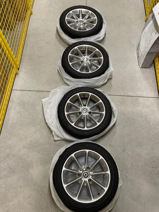 Smart Fortwo Alu felge 15'' rupe 3x112, 4 kom.