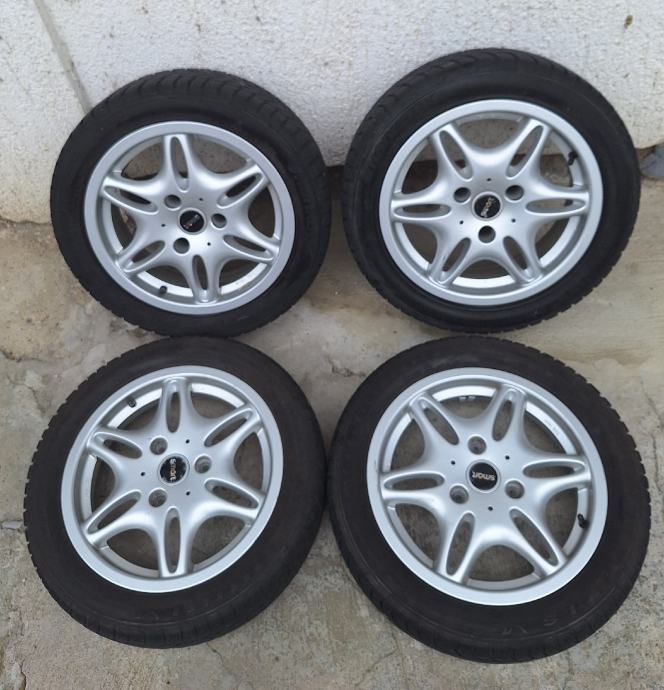 Alu felge 15 tri rupe 3x112 sa zimskim gumama Original Smart ""SMART""