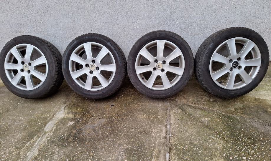 Alu felge 16 4x100 sa zimskim gumama Renault Clio. Nissan. Dacia