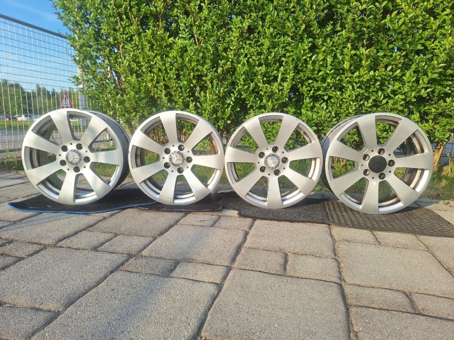 Alu felge 16'' Mercedes original, 5×112, ET43, 66.6, set 200 eura