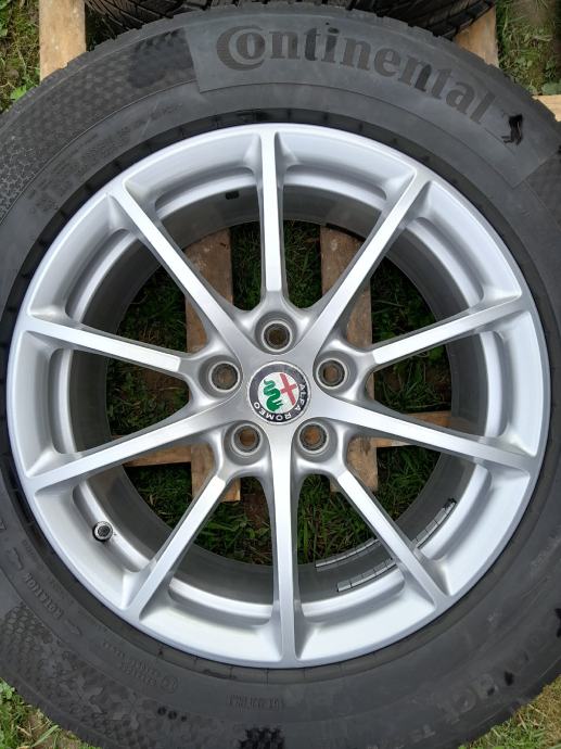 Alu felge 17'' rupe 5x110, 4 kom. Orig. Alfa Romeo 2017. g. sa gumama