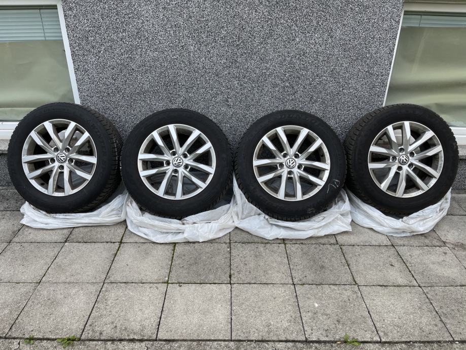 Alu felge VW SEPANG 16'', rupe 5x112, 4 kom. sa zimskim gumama Dunlop