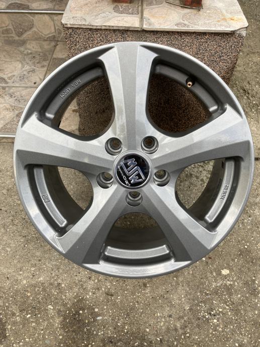 Alu felge 16 cola rupe 5x112, KAO NOVE ,,Antracit Sive