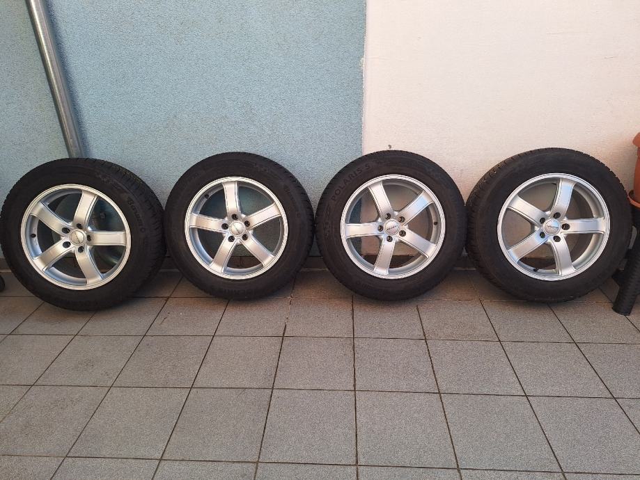 ALU FELGE 17 5X108 GUME BARUM POLARIS 5 215/65R17 DOT 2121 ODLIČNE