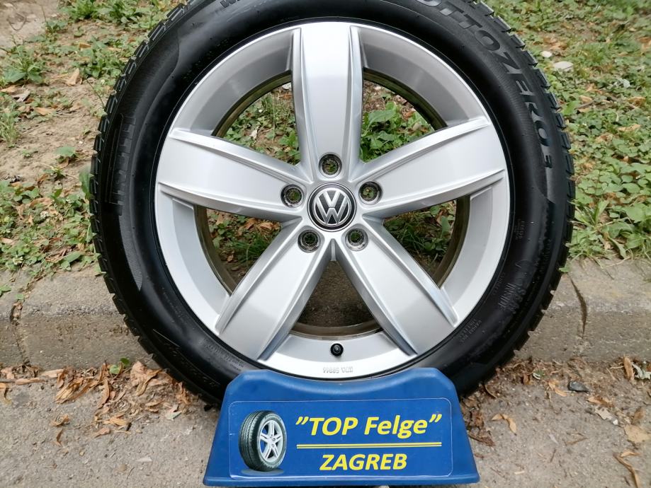 Alu felge 17"5x112 orig VW/Audi/Seat/Skoda+zimske gume-CORVARA-Novi Mo