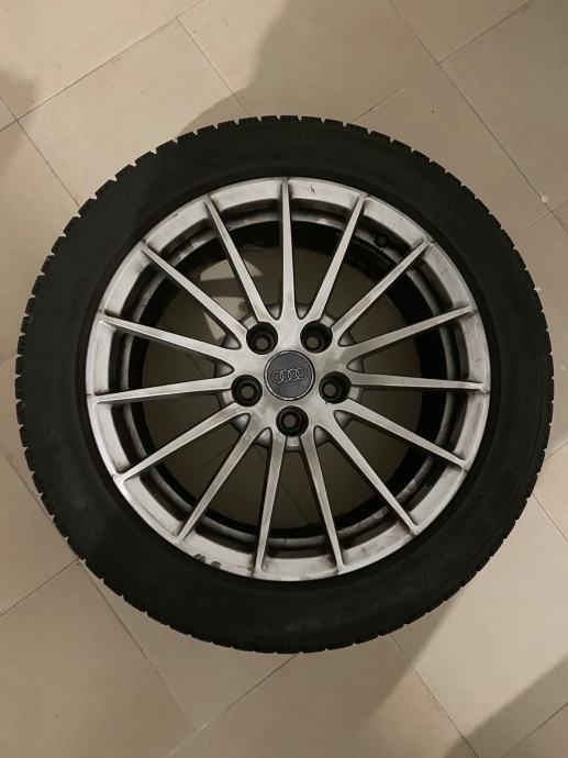 PRILIKA: Audi Alu felge 17'' rupe 5x112 + DUNLOP ZIMSKE!