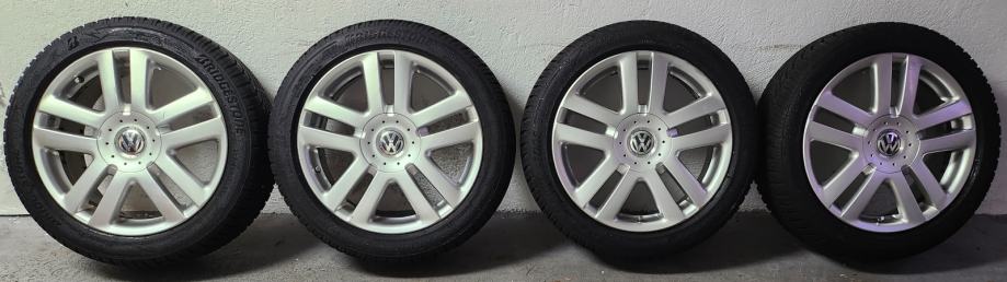 Alu felge 17'' rupe 5x112, zimske gume BRIDGESTONE Blizak